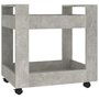 Voir la diapositive 2 : VIDAXL Chariot de bureau Gris beton 60x45x60 cm Bois d'ingenierie