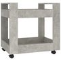 Voir la diapositive 2 : VIDAXL Chariot de bureau Gris beton 60x45x60 cm Bois d'ingenierie