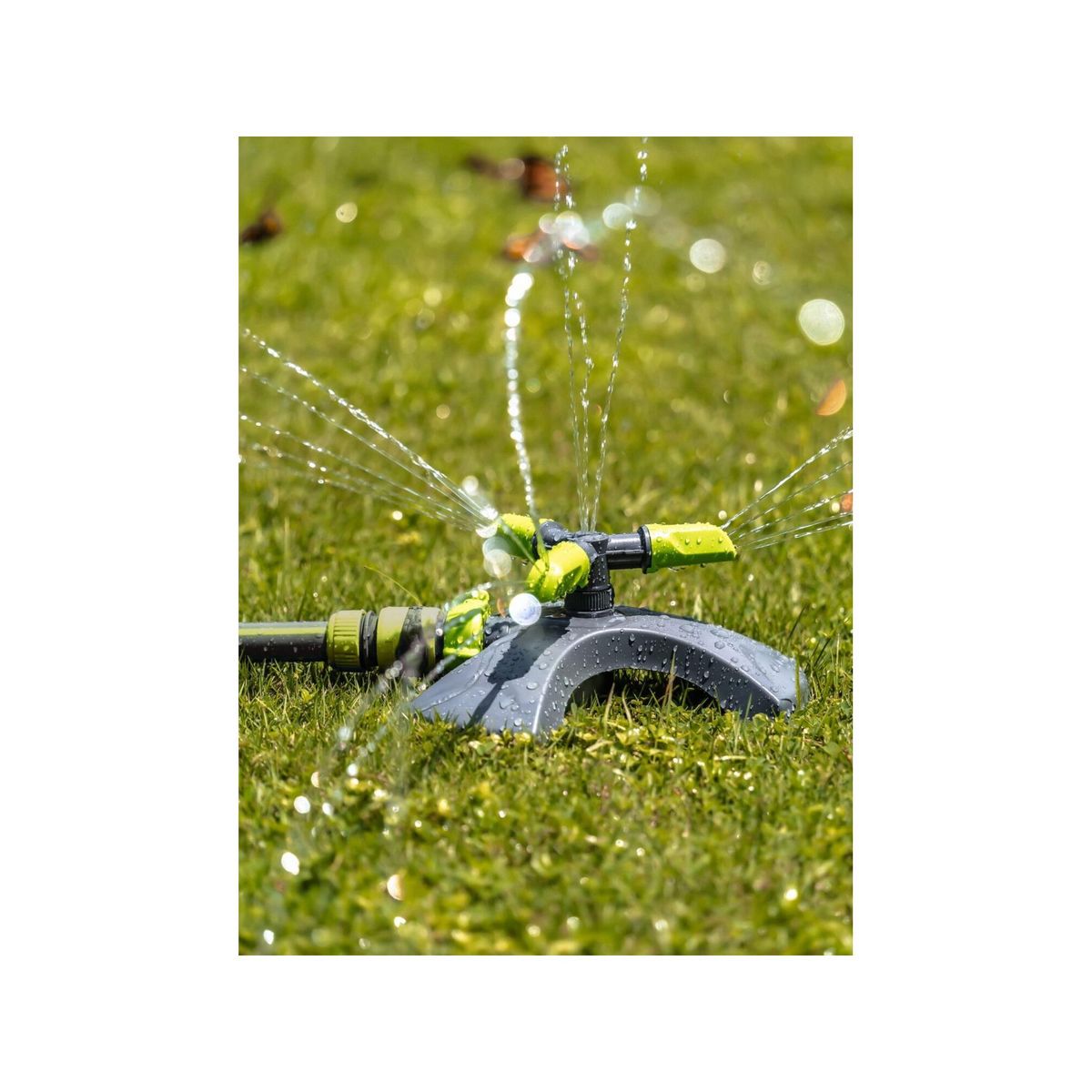 SUAN Tête d'arrosage circulaire - Suan - Pour grande surface - Dimensions : 21 x 21 x 9 cm