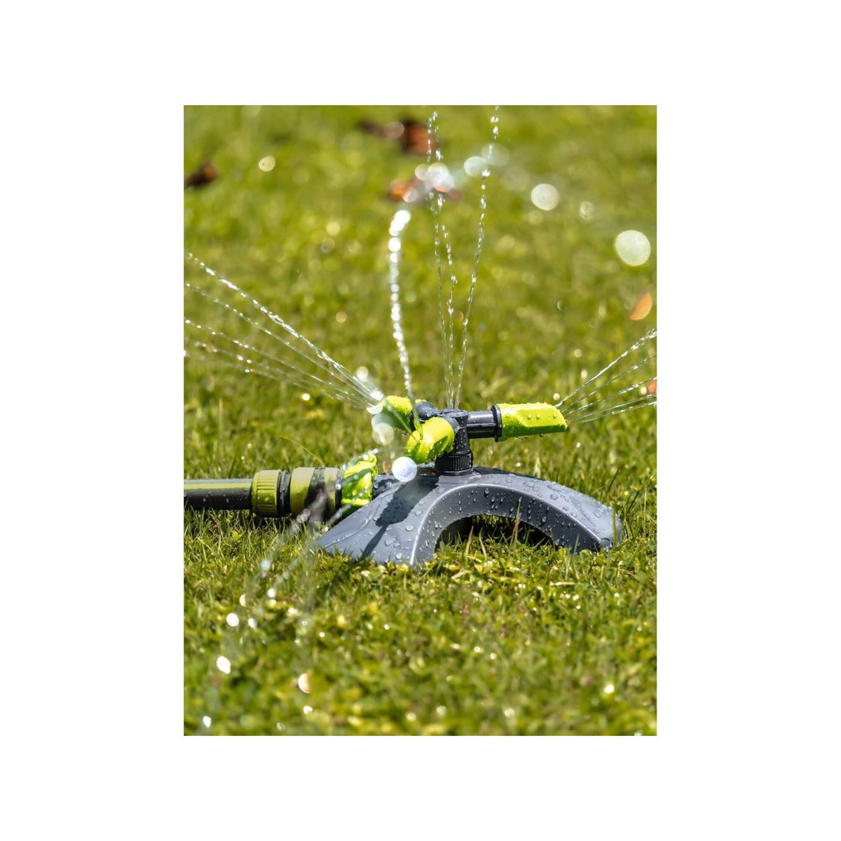 SUAN Tête d'arrosage circulaire - Suan - Pour grande surface - Dimensions : 21 x 21 x 9 cm