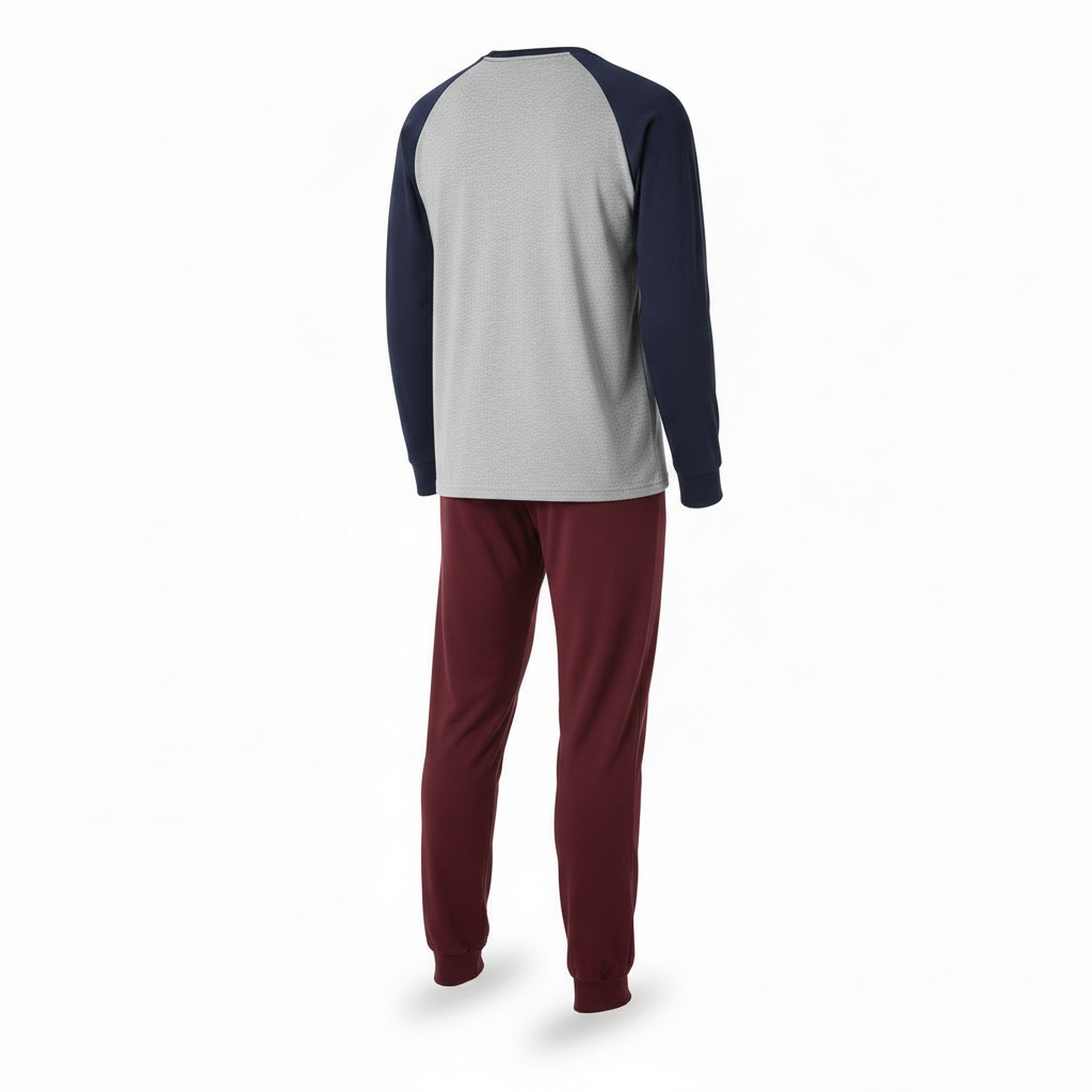 Voir la diapositive 3 : OZABI Ozabi pyjama homme doublé polaire broderie new york city