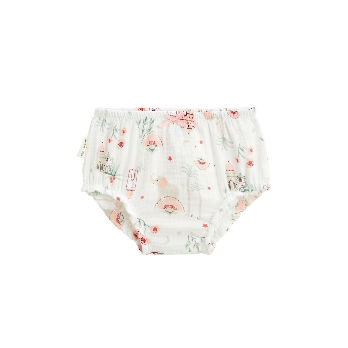 Petit Béguin Lot de 2 bloomers bébé en gaze de coton Arya