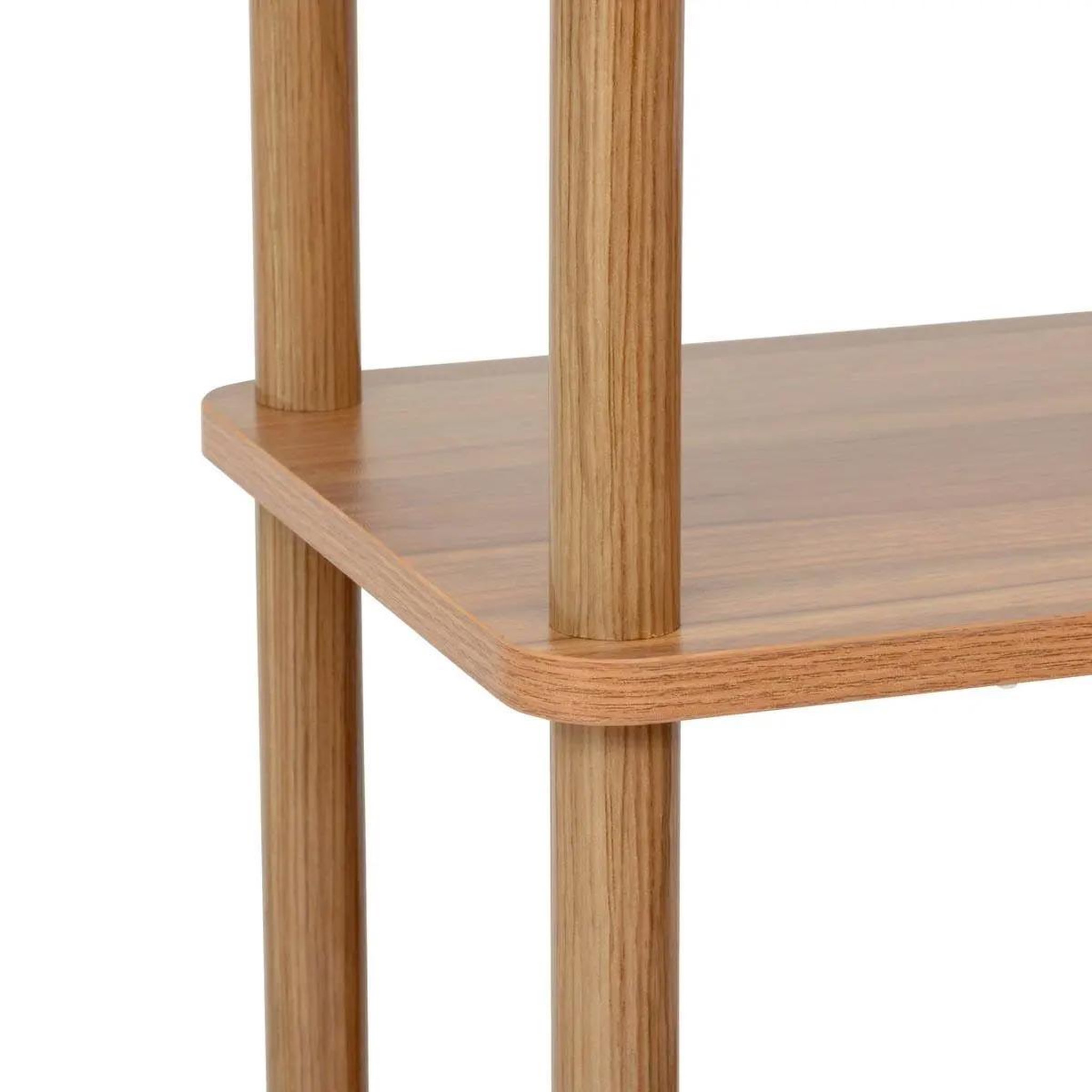 Voir la diapositive 2 : FIVE Étagère 5 niveaux design  côme  141cm marron