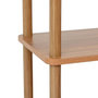 Voir la diapositive 2 : FIVE Étagère 5 Niveaux Design  Côme  141cm Marron
