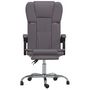 Voir la diapositive 3 : VIDAXL Fauteuil inclinable de bureau Gris Similicuir