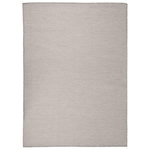 VIDAXL Tapis a tissage plat d'exterieur 200x280 cm Taupe
