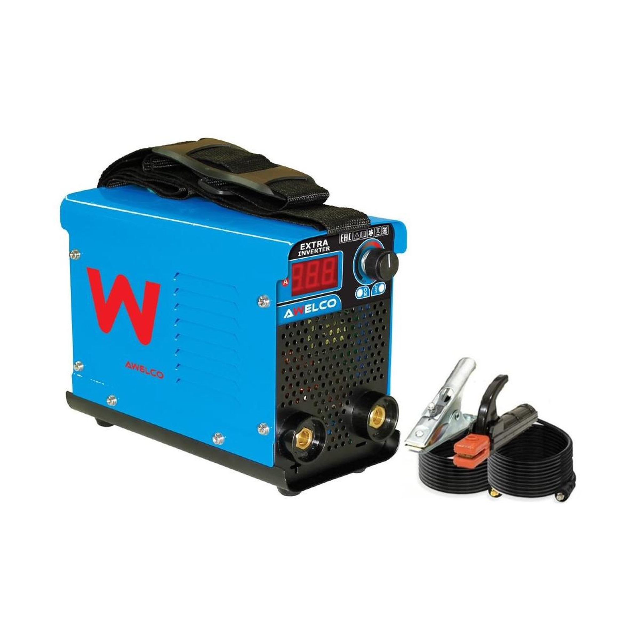 Voir la diapositive 4 : Awelco Poste à souder inverter 200a mma igbt + cagoule de soudure automatique + 50 électrodes ø2.5mm + 15 électrodes ø3.25mm awelco