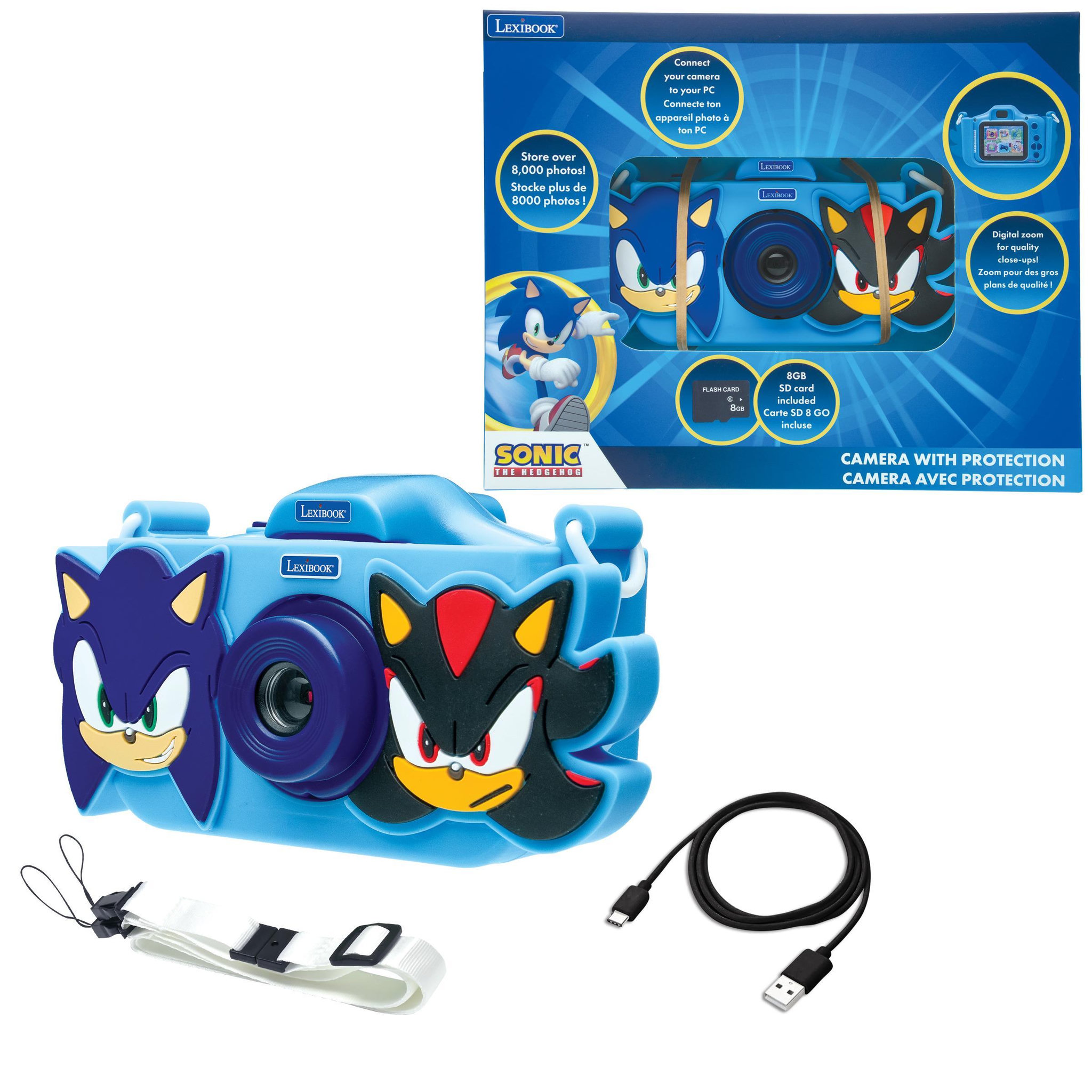 Voir la diapositive 3 : Lexibook Camera avec protection Sonic