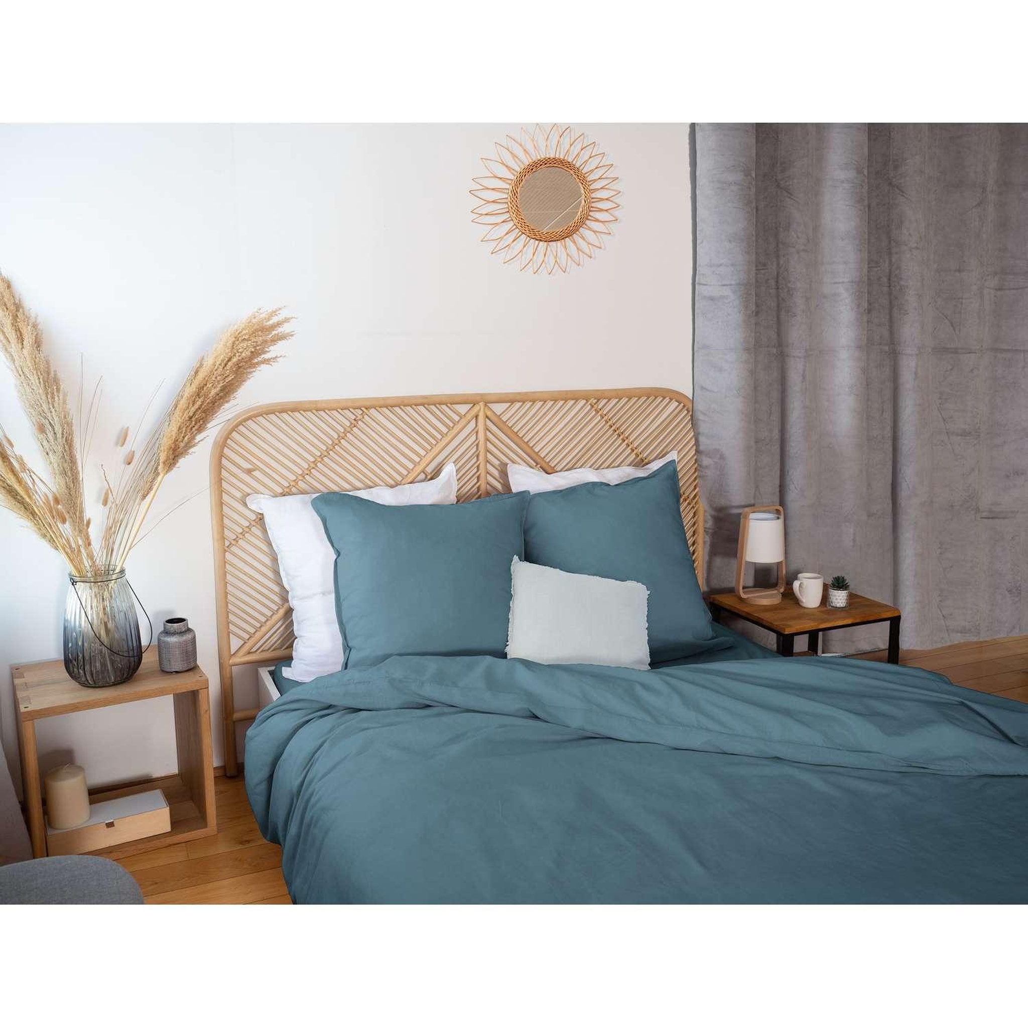Voir la diapositive 3 : COTE DECO Parure de lit - coton et lin