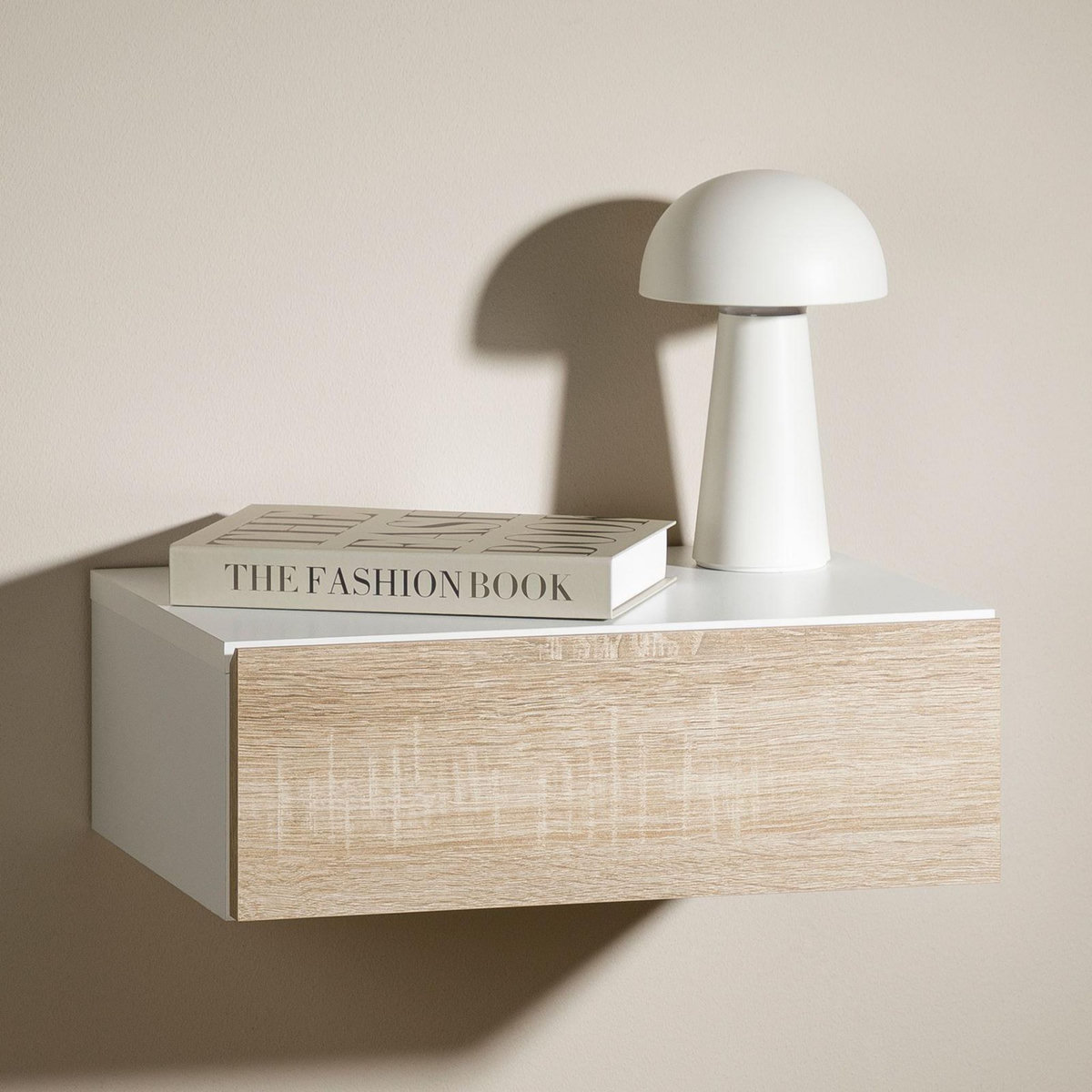 IDIMEX Chevet suspendu OCEANE, en bois