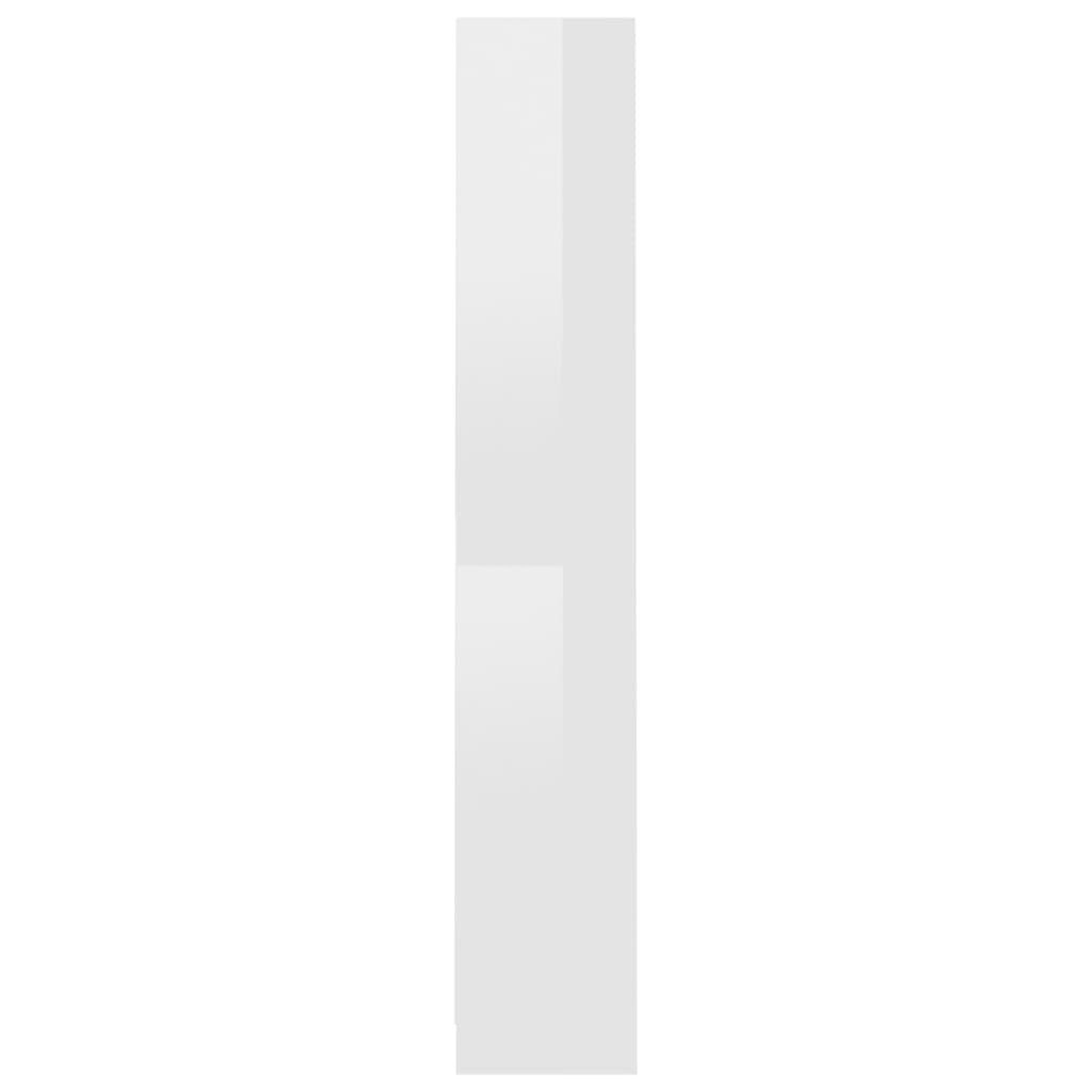 Voir la diapositive 5 : VIDAXL Bibliotheque a 4 niveaux Blanc brillant Bois d'ingenierie