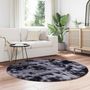 Voir la diapositive 3 : VIDAXL Tapis Shaggy a poils longs NAVARRA gris fonce 160x160 cm