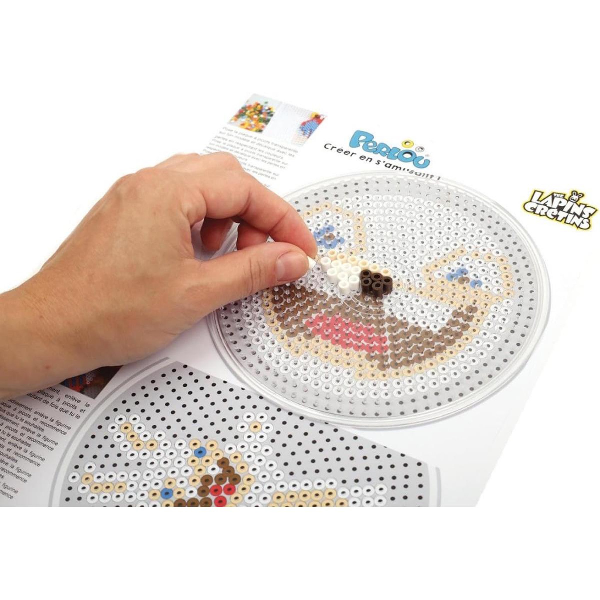 Voir la diapositive 2 : Graine créative kit perlou lapins cretins