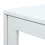 Voir la diapositive 4 : VIDAXL Table basse Blanc 78x78x74 cm PEHD Aspect de bois