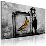 Voir la diapositive 1 : Paris Prix Tableau Imprimé  Inspired - Banksy -Black & White