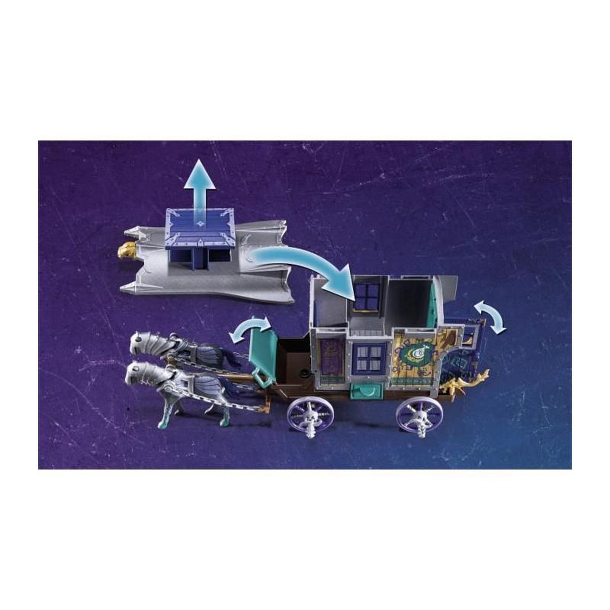Voir la diapositive 6 : PLAYMOBIL PLAYMOBIL - 70903 - Violet Vale - Marchand et chariot