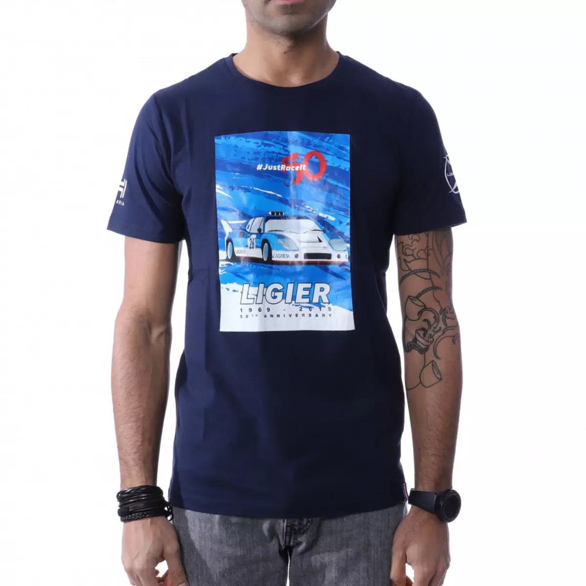 HUNGARIA T-shirt Marine Homme Hungaria Ligier 19-EVENT TS