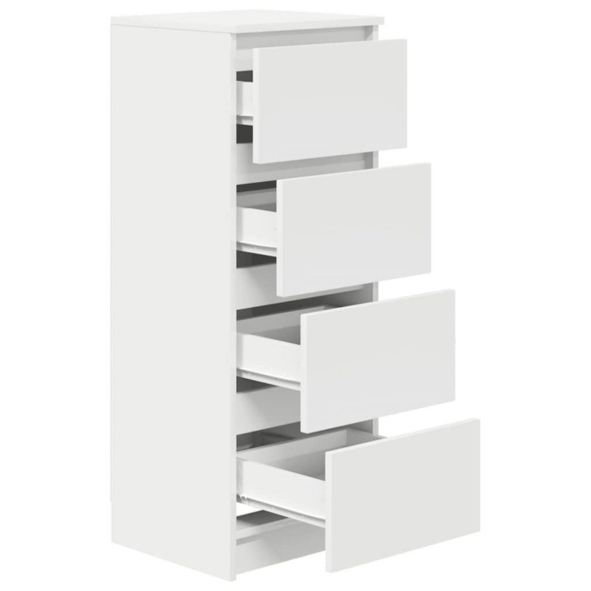 VIDAXL Buffet blanc 37,5x35x99 cm bois d'ingenierie