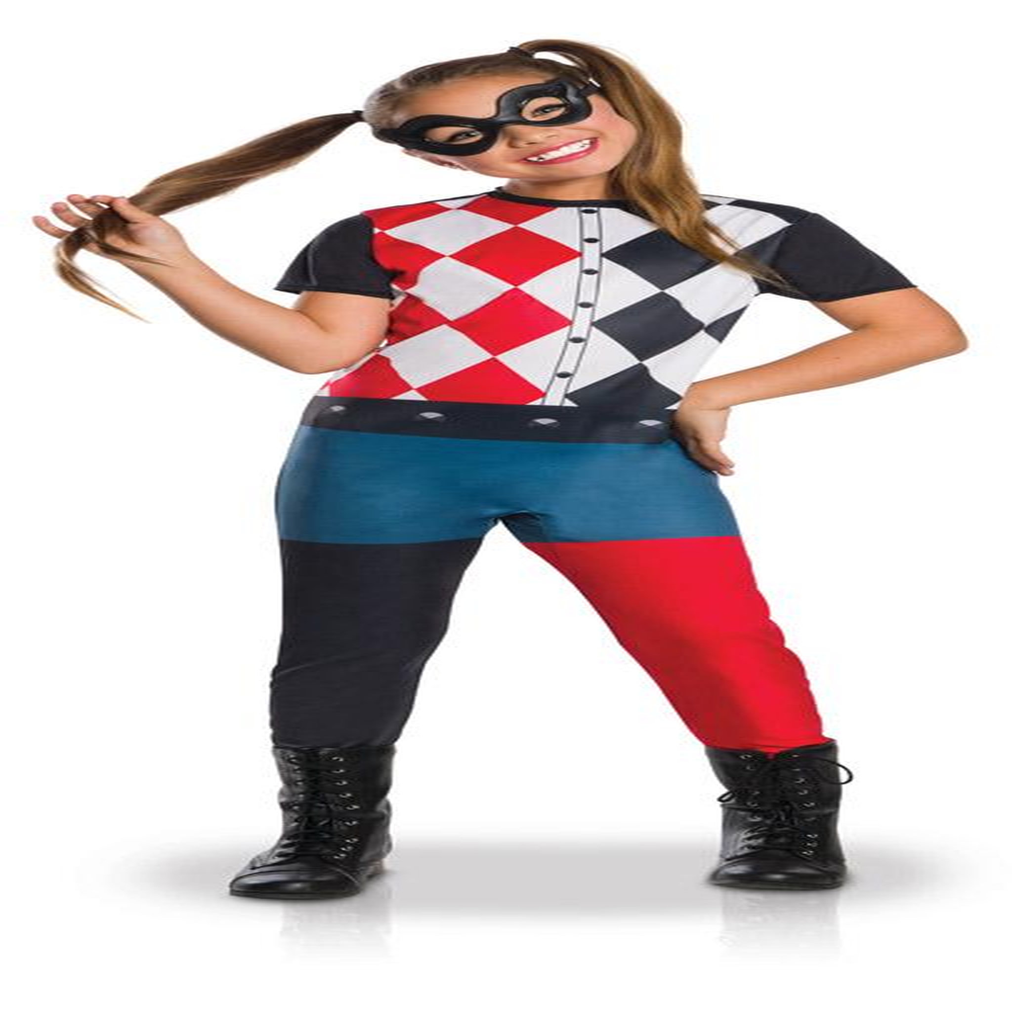 Rubie's Déguisement Classique Harley Quinn - DC Super Héros Girls - 5/7 ans (110 à 122 cm)
