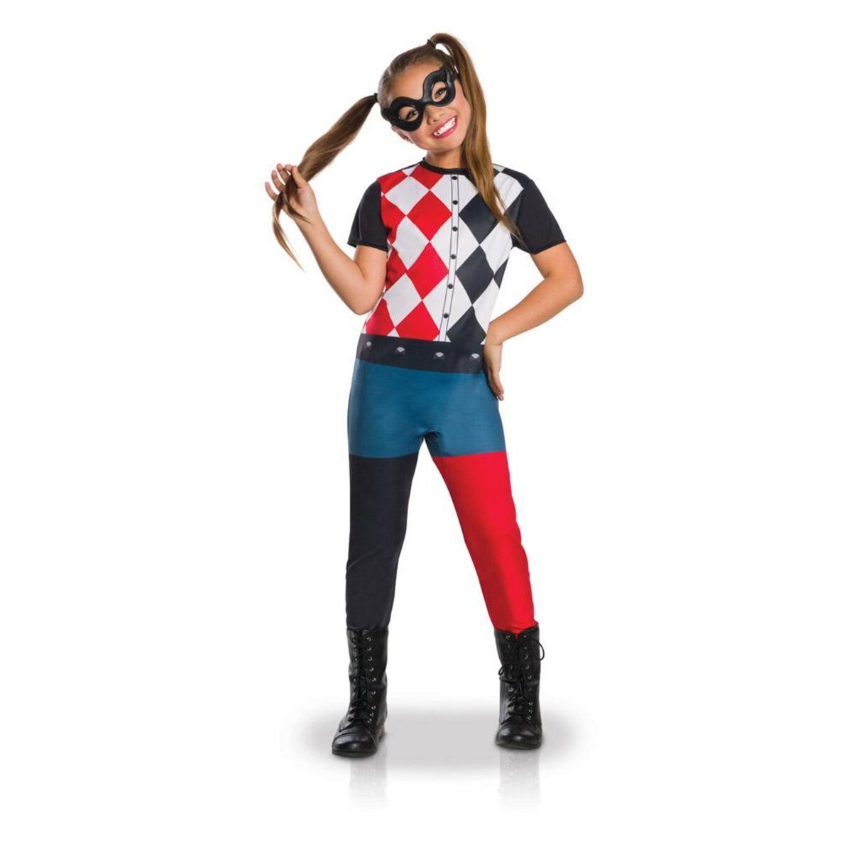 Rubie's Déguisement Classique Harley Quinn - DC Super Héros Girls - 5/7 ans (110 à 122 cm)