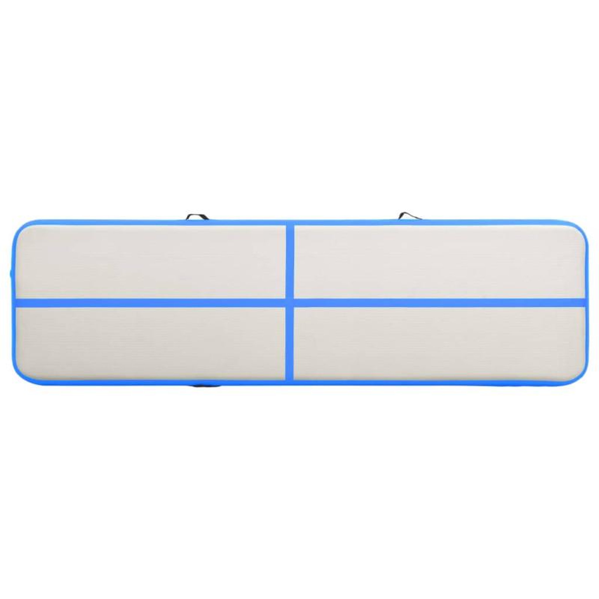 Voir la diapositive 4 : VIDAXL Tapis gonflable de gymnastique avec pompe 800x100x20cm PVC Bleu