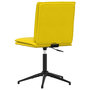 Voir la diapositive 5 : VIDAXL Chaise a manger Jaune Velours