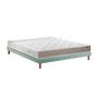 Voir la diapositive 5 : IDLITERIE Ensemble matelas 100% latex 3 zones PURE avec sommier - confort français