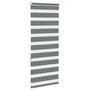 Voir la diapositive 4 : VIDAXL Store zebre gris fonce largeur du tissu 50,9 cm polyester