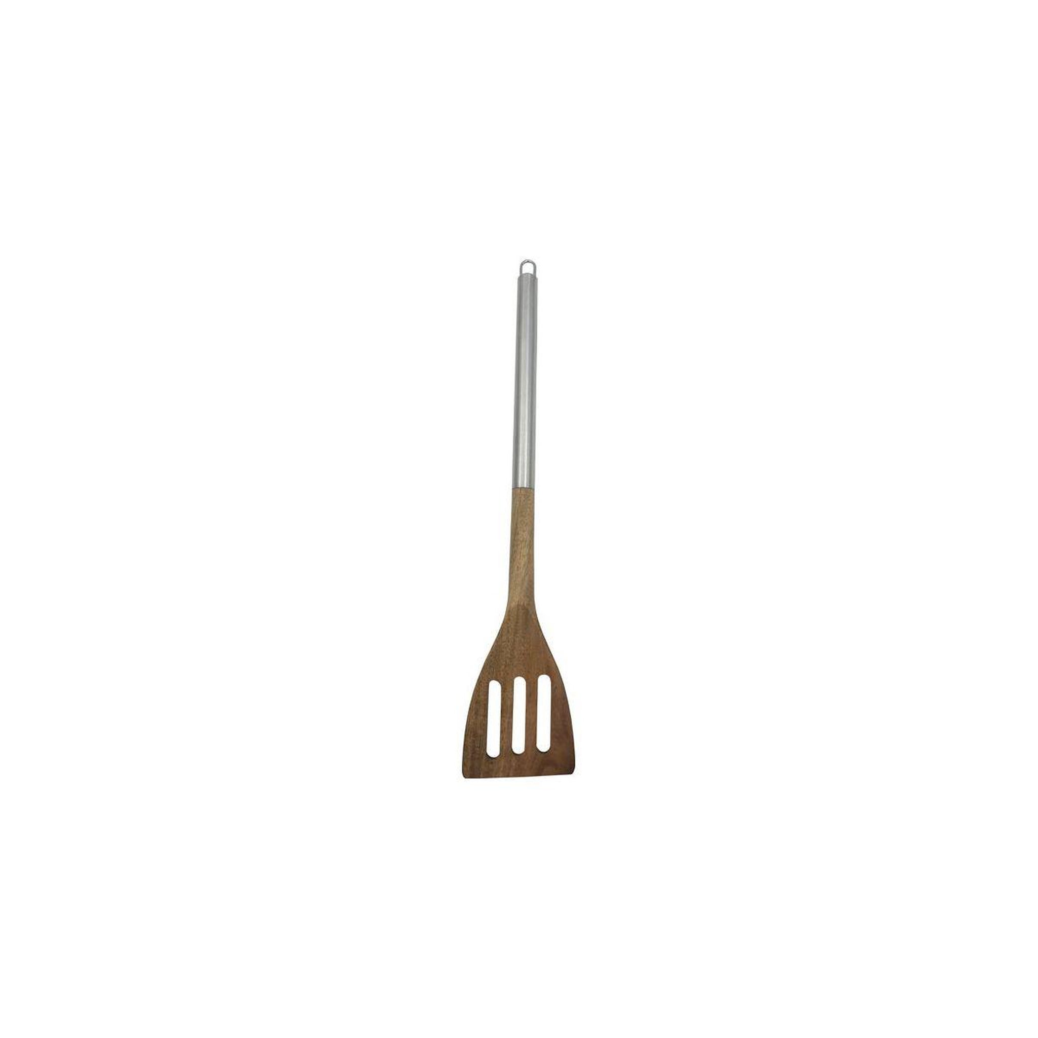 Fackelmann Spatule de cuisine ajourée en bois d'acacia 35 cm Fackelmann Synthesis