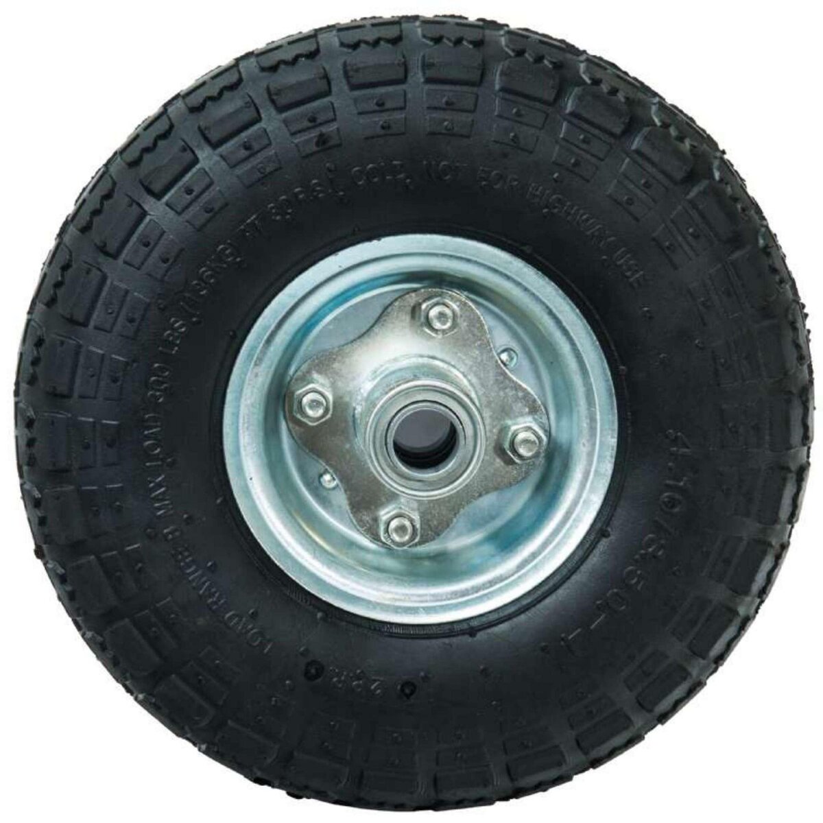  Roue gonflable axe déporté 260x85mm Alésage 20mm