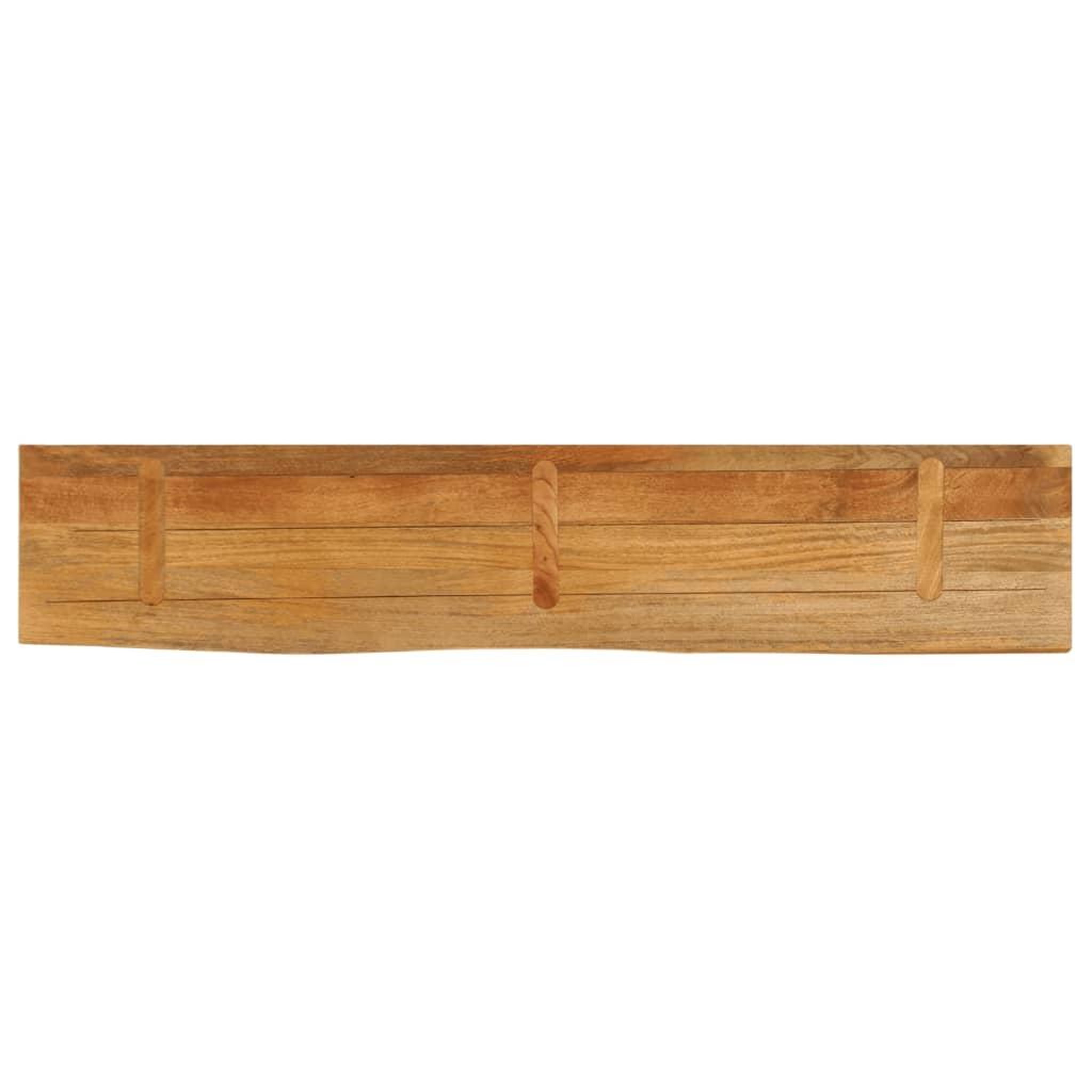 Voir la diapositive 5 : VIDAXL Dessus de table a bord vivant 160x40x2,5cm bois massif manguier