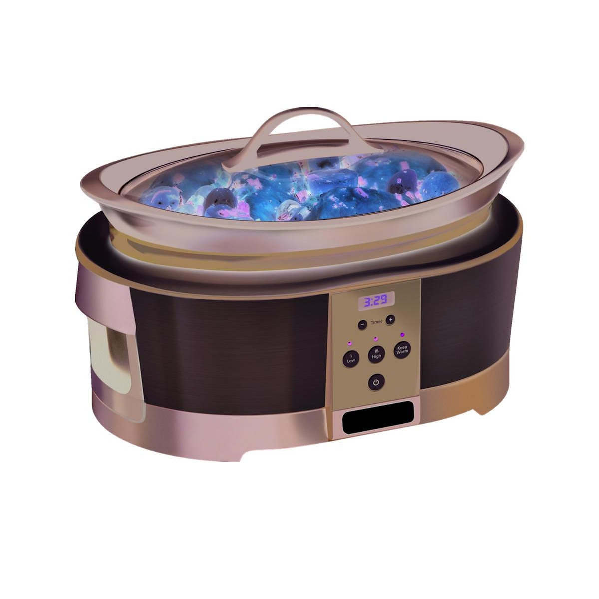 CROCK POT Casserole électrique Crock-Pot SCCPBPP605-050 acier inoxydable 5,7 litres