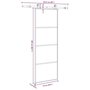 Voir la diapositive 6 : VIDAXL Porte coulissante avec kit de quincaillerie 76x205 cm Verre ESG