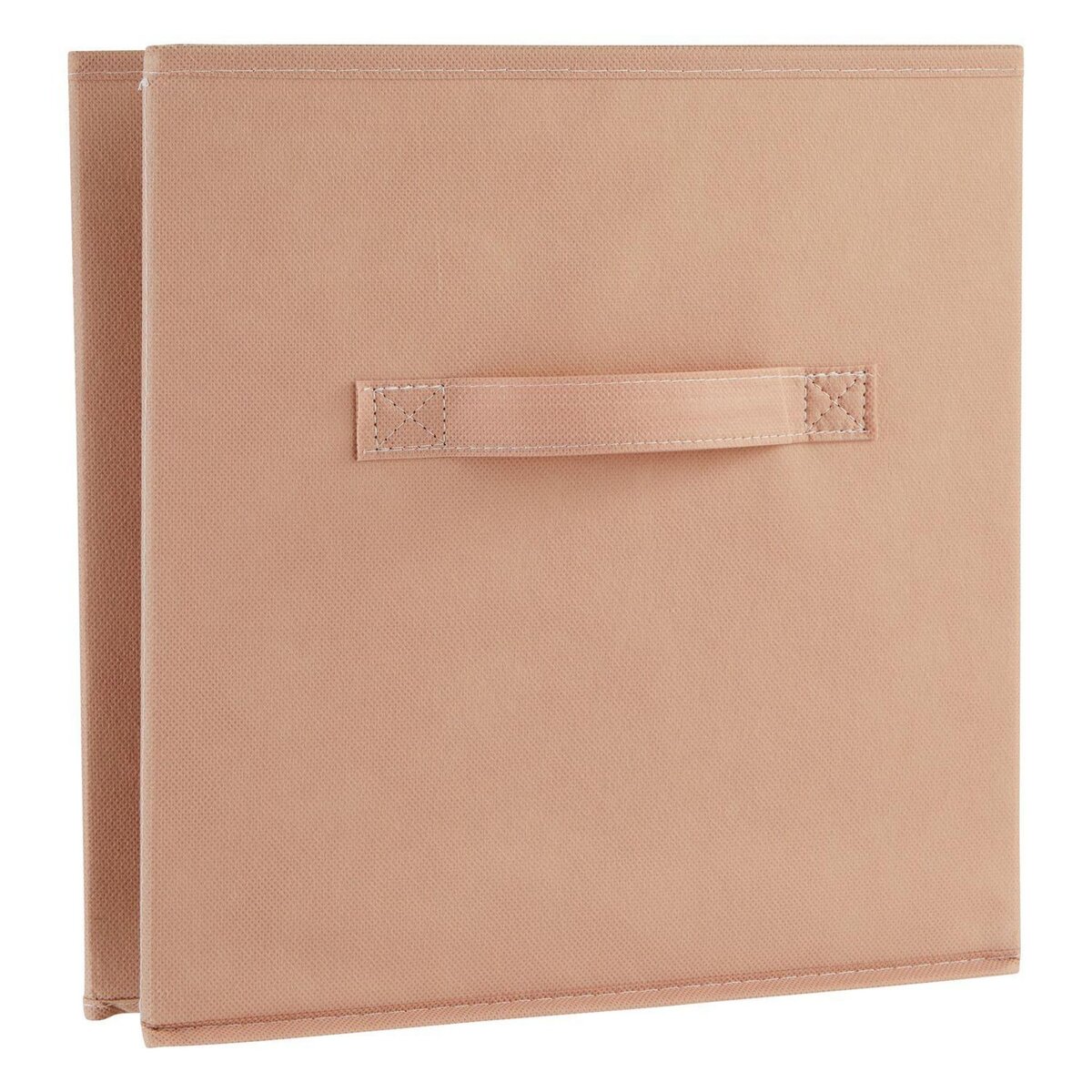 FIVE Lot de 6 boîtes de rangement en tissu MIX N' MODUL - L. 31 x l. 31 x H. 31 cm - Nude