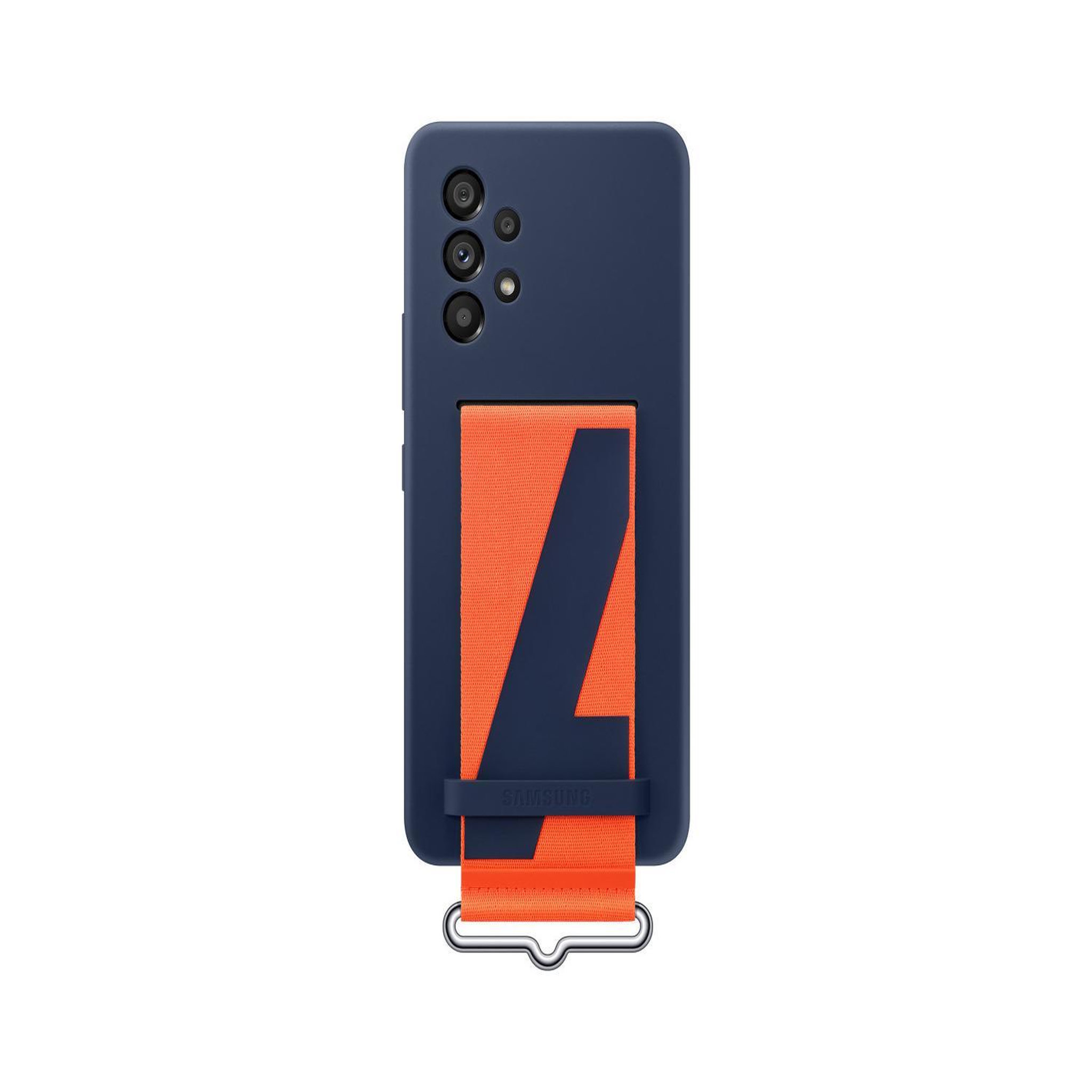 Voir la diapositive 2 : Samsung Coque a53 silicone avec laniere bleu