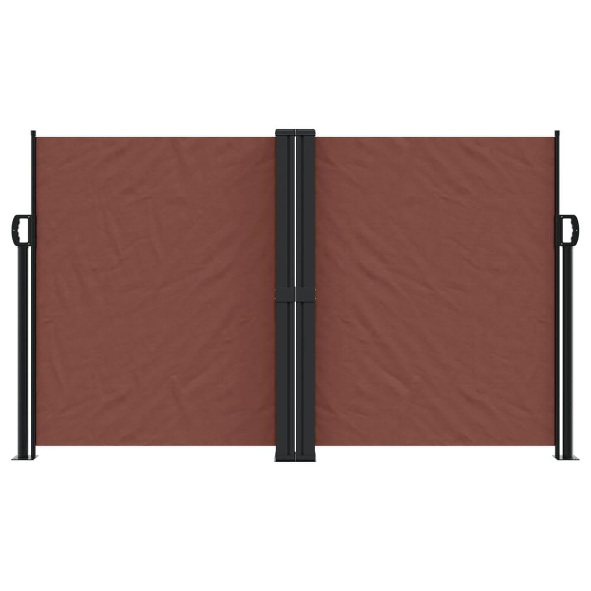 Voir la diapositive 3 : VIDAXL Auvent lateral retractable marron 140x1200 cm