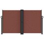 Voir la diapositive 3 : VIDAXL Auvent lateral retractable marron 140x1200 cm