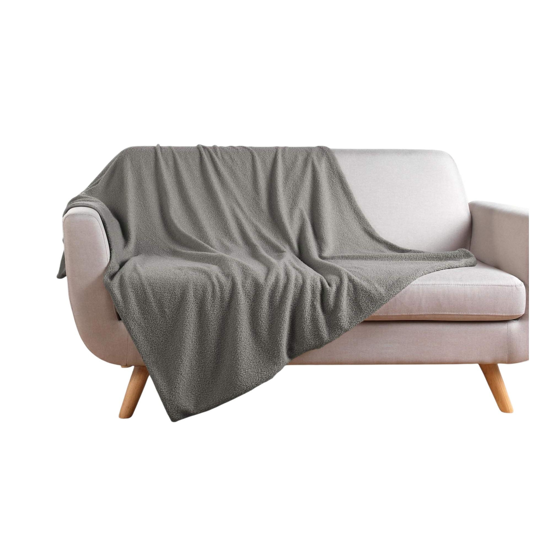 Voir la diapositive 1 : Eden Plaid bouclette wooly design et moderne