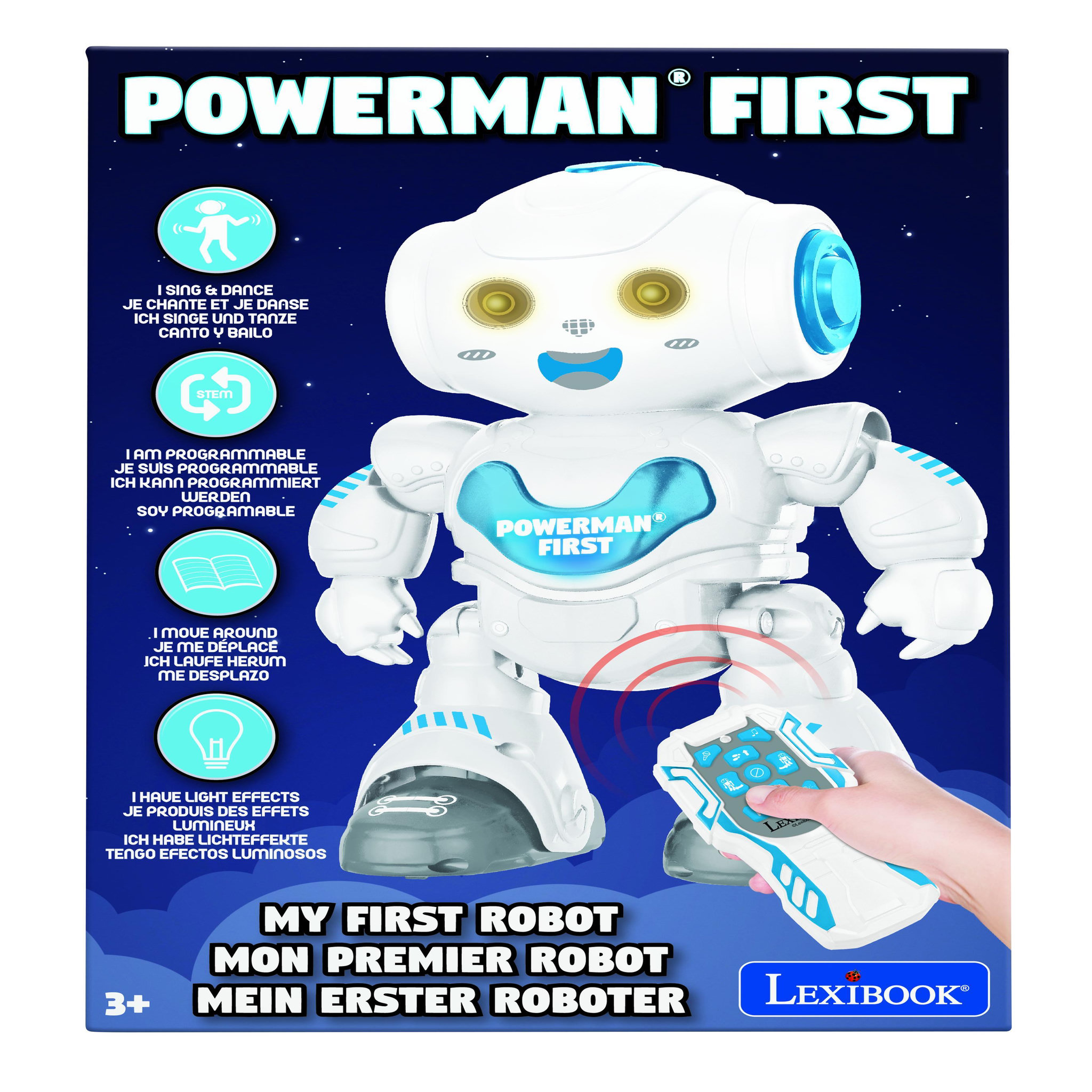 Voir la diapositive 5 : Lexibook Powerman First Robot Programmable