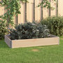 Voir la diapositive 1 : VIDAXL Jardiniere surelevee 80x120 cm Bois de pin solide