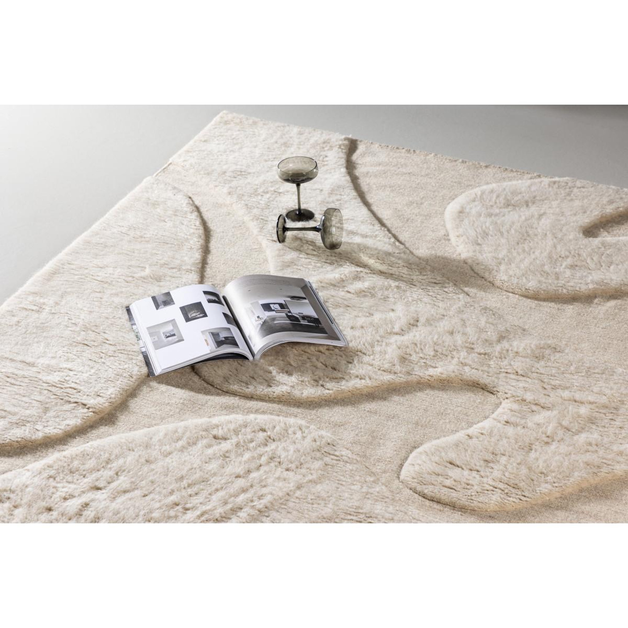 Voir la diapositive 5 : Paris Prix Tapis déco en laine  boone  160x230cm beige