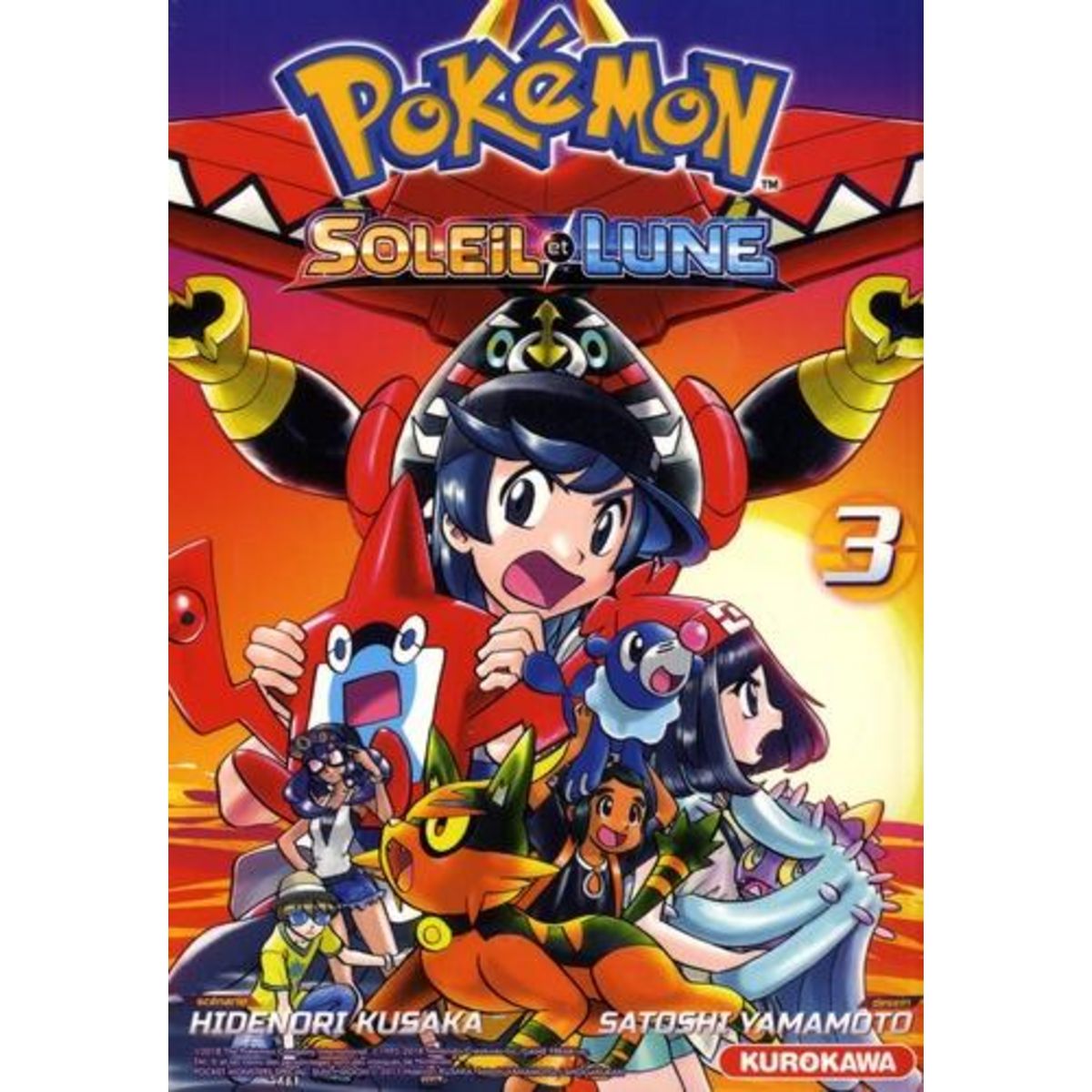 Pokémon soleil et lune Tome 3 , Kusaka Hidenori