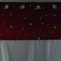 Voir la diapositive 6 : Paris Prix Rideau Voilage Phosphorescent  Moonlight  140x280cm Fuchsia