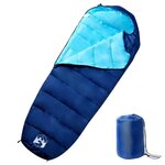 VIDAXL Sac de couchage momie pour adultes camping 3 saisons