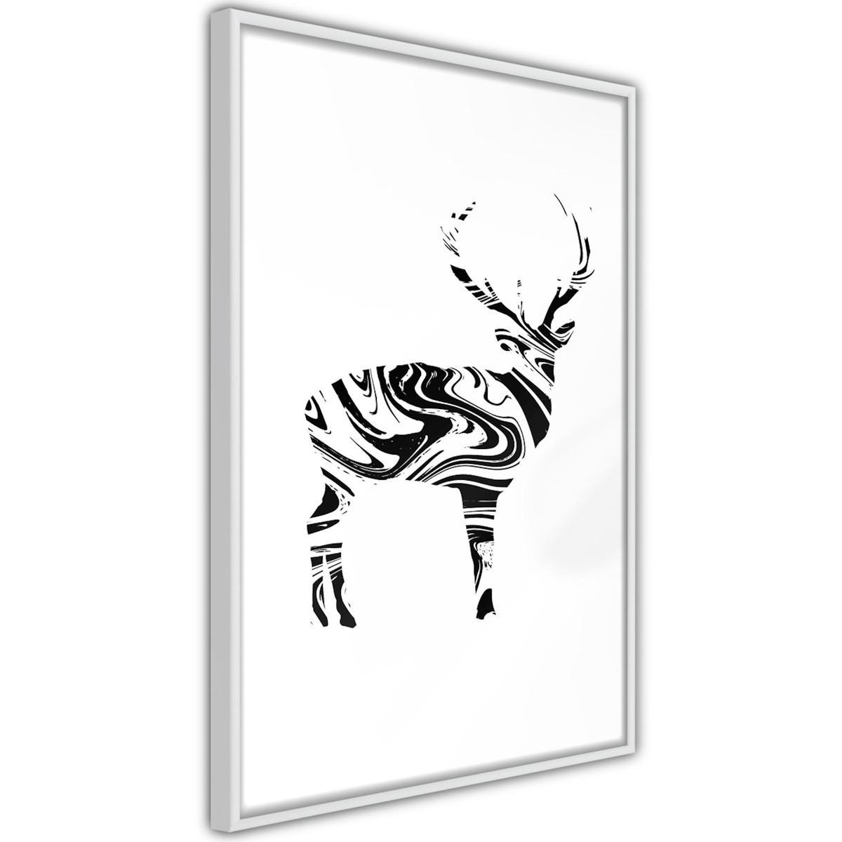 Paris Prix Affiche Murale Encadrée  Marble Stag