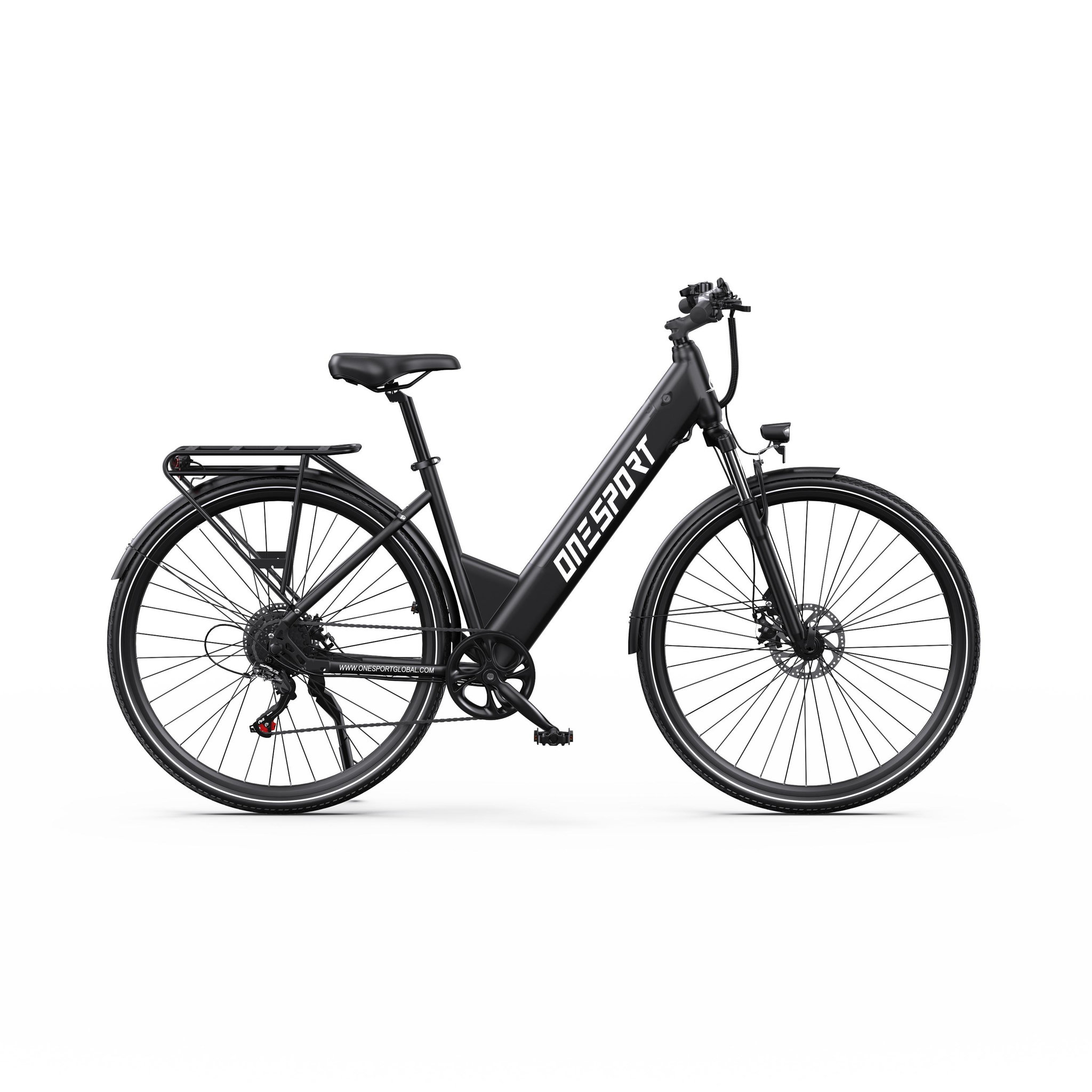 ONESPORT Vélo électrique urbain ONESPORT OT12. Coloris disponibles : Blanc, Noir