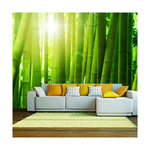 Paris Prix Papier Peint  Soleil & Bambou. Coloris disponibles : Multicolore