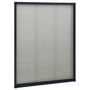 Voir la diapositive 3 : VIDAXL Moustiquaire plissee pour fenetre Aluminium Anthracite 60x80 cm