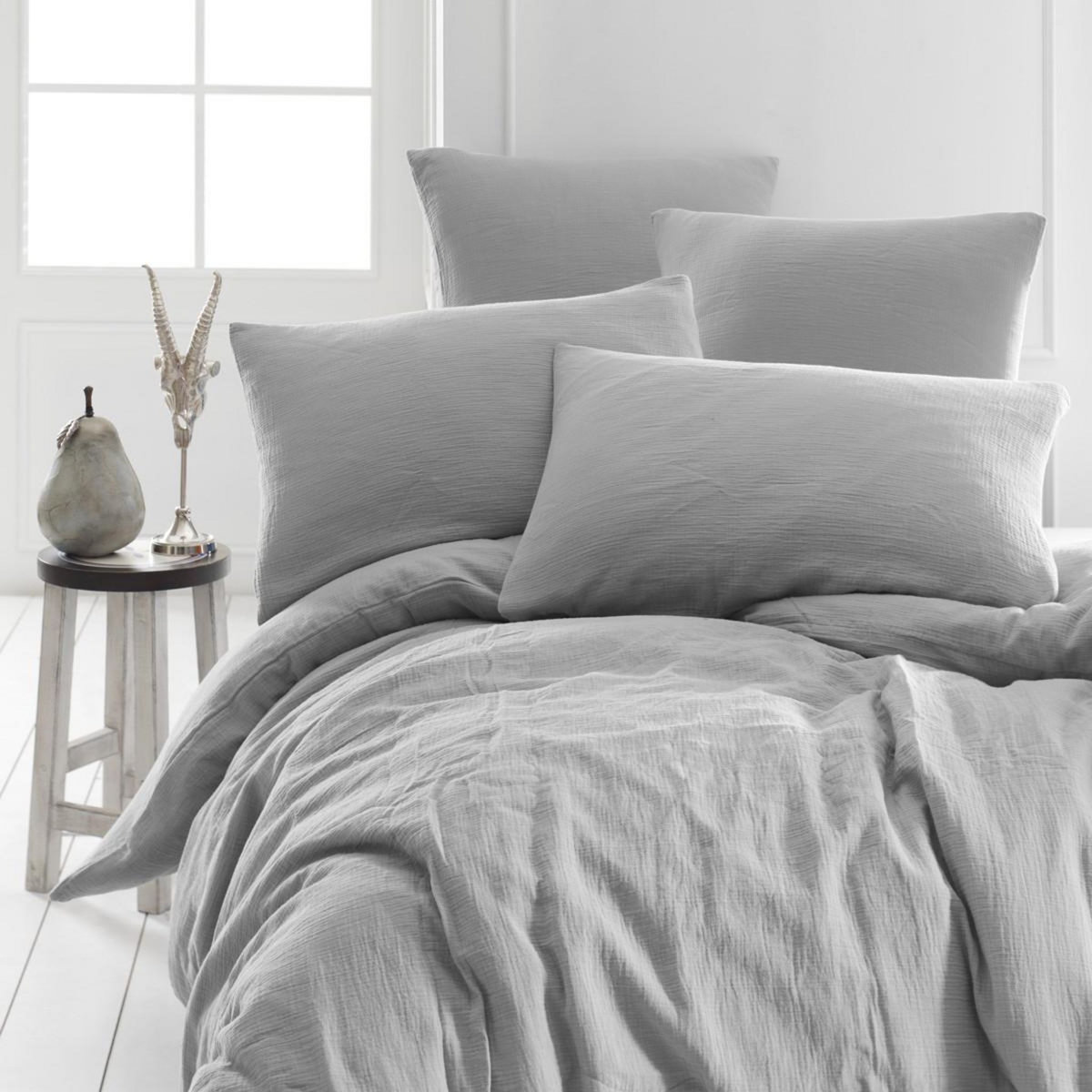 Sensei Maison Drap housse en gaze de coton bonnet 30 cm LOFT