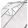 Voir la diapositive 3 : Habitat et Jardin Serre jardin polycarbonate 190 x 190 x 195 cm  Basilic  - 3,61 m² - Gris